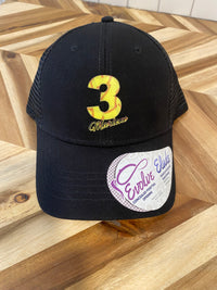 Custom Softball/Baseball Design w/Cursive Name Hat