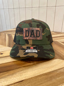 Dad Camo Wood Grain Hat