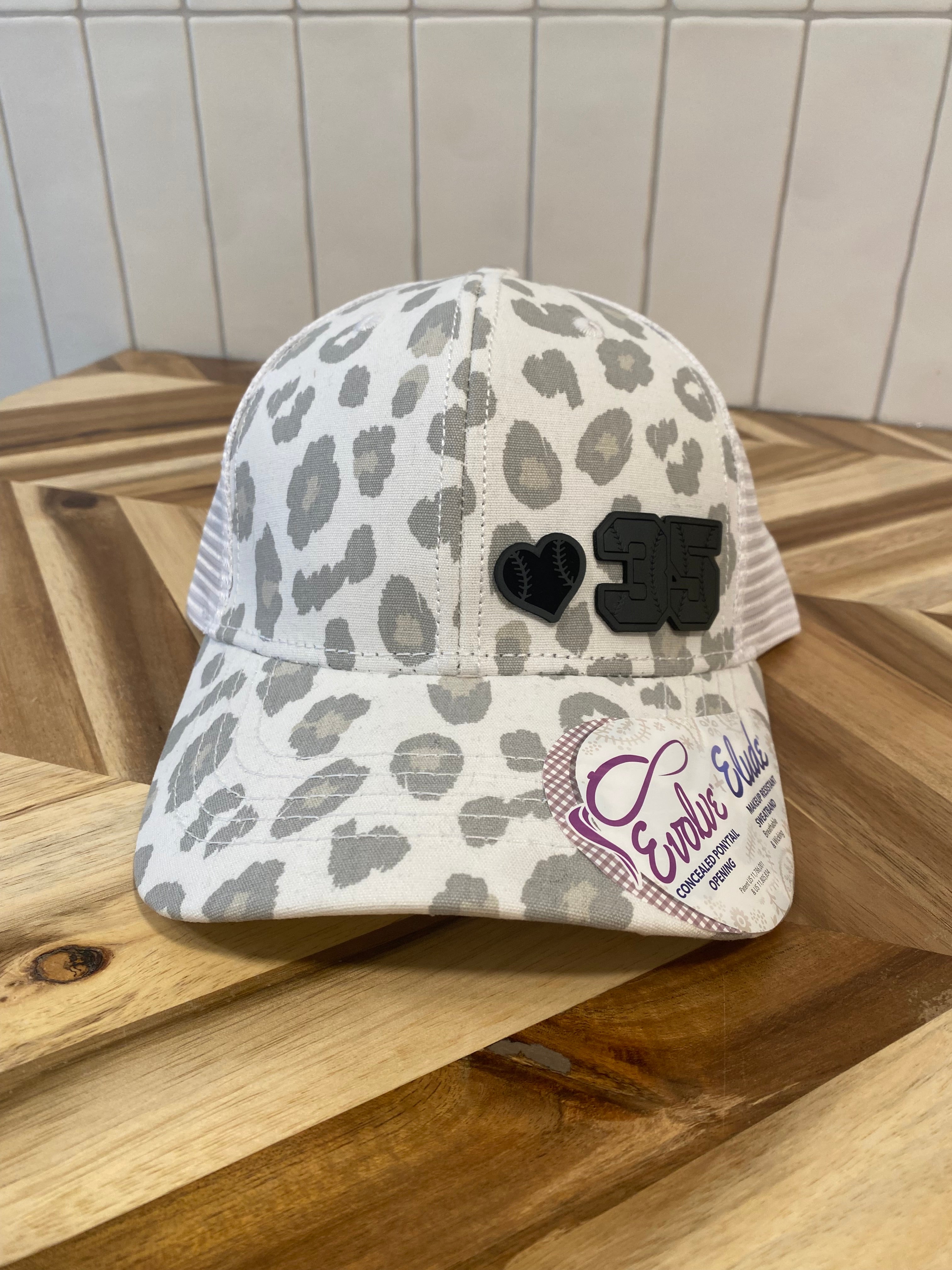 Custom Softball/Baseball Numbers with Engaved Laces & Heart