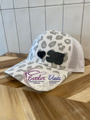 Custom Softball/Baseball Numbers with Engaved Laces & Heart