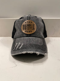 Stay Humble Hustle Hard Hat