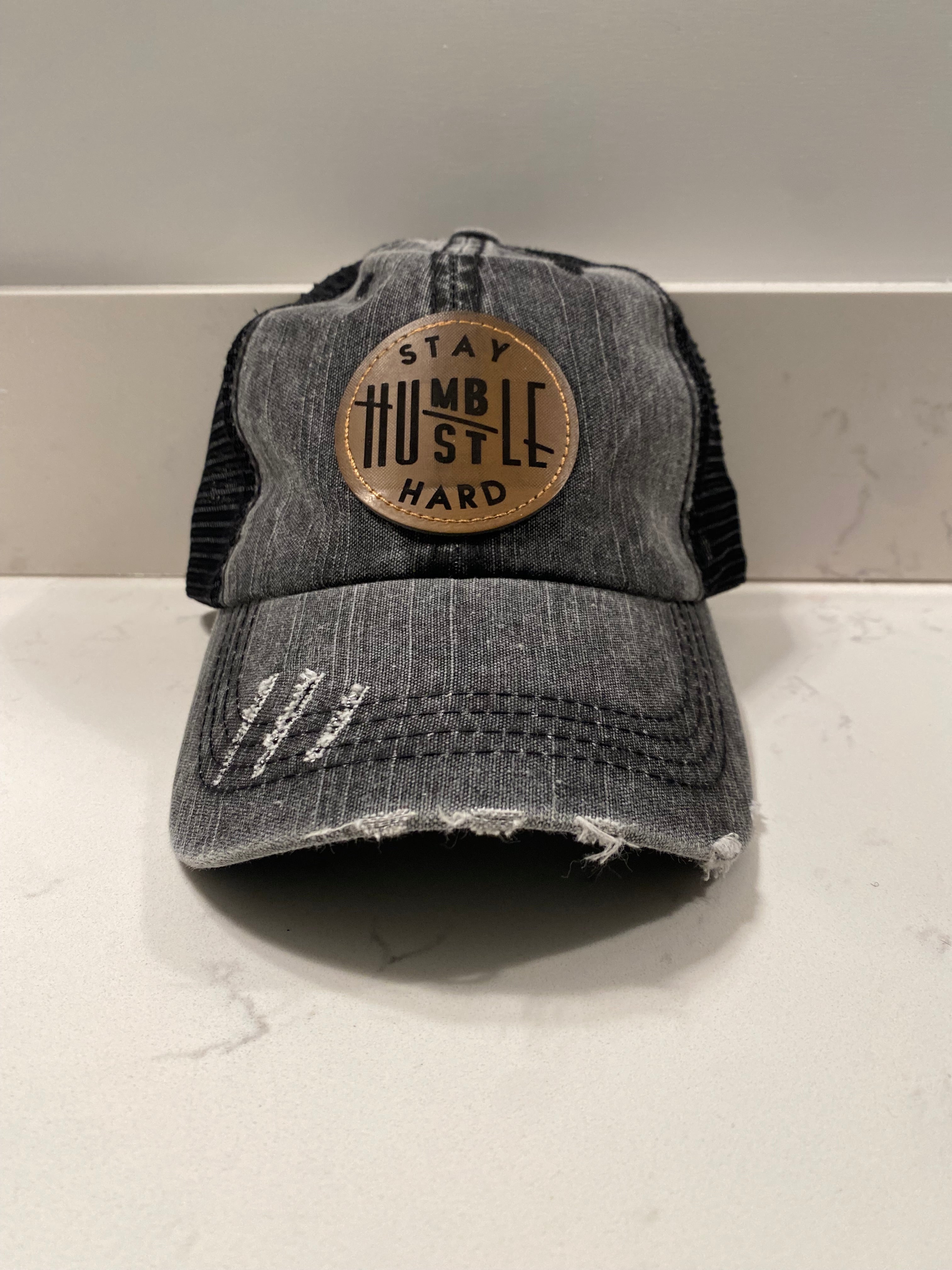 Stay Humble Hustle Hard Hat