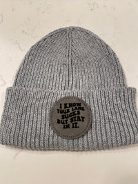 I Know Your Lane Sucks But Stay In It Winter Hat