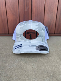 Custom Football w/Number Hat