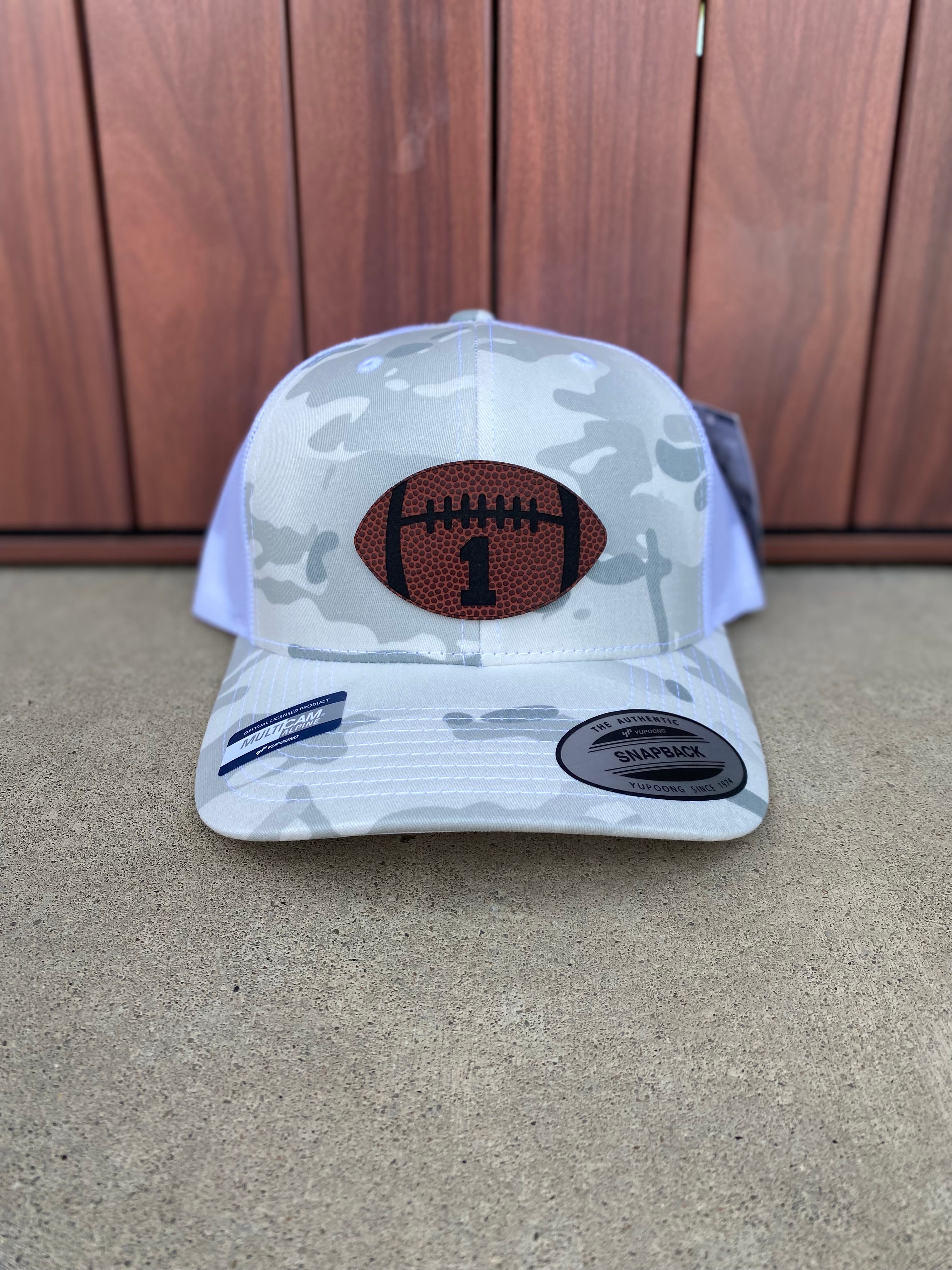 Custom Football w/Number Hat