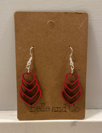 Tower of Hearts Earring