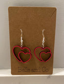 Two Hearts Joined Together Earrings
