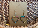 Easter/Spring Earrings Pastel Hearts
