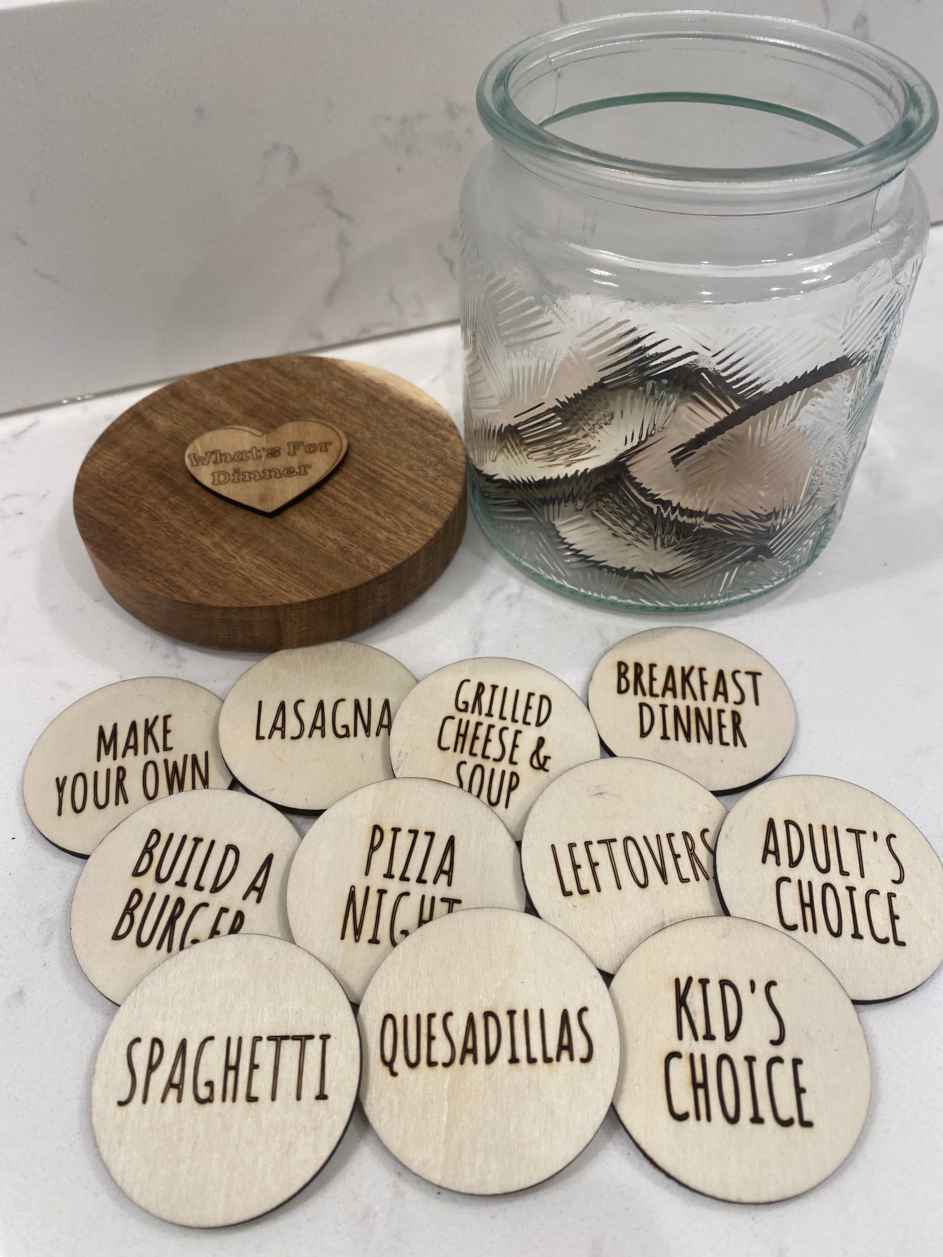 What's For Dinner Token Jar