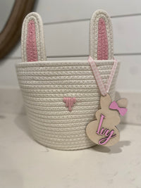 Easter Basket w/Custom Tag