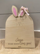Handprint/Footprint Bunny Keepsake