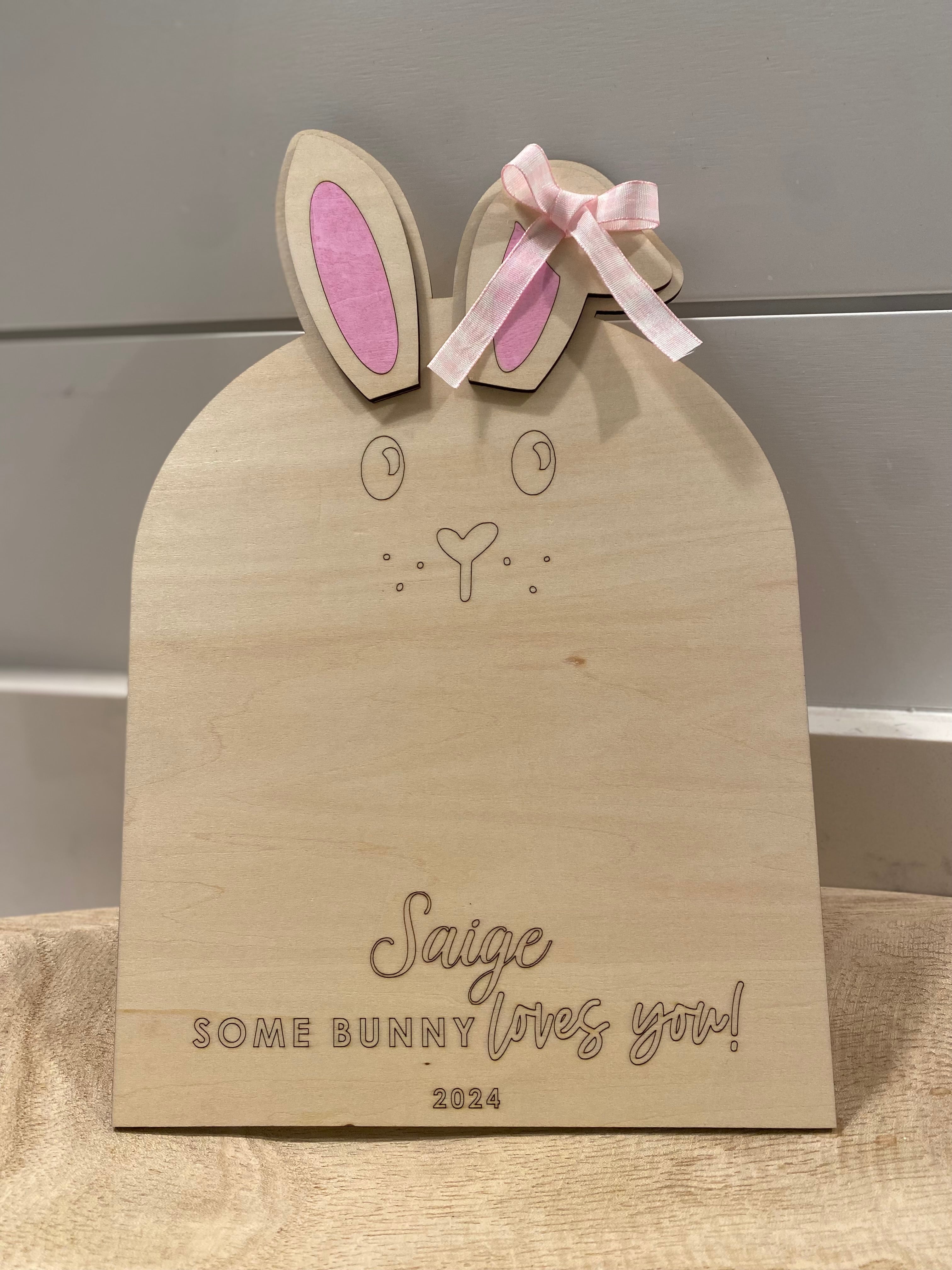 Handprint/Footprint Bunny Keepsake
