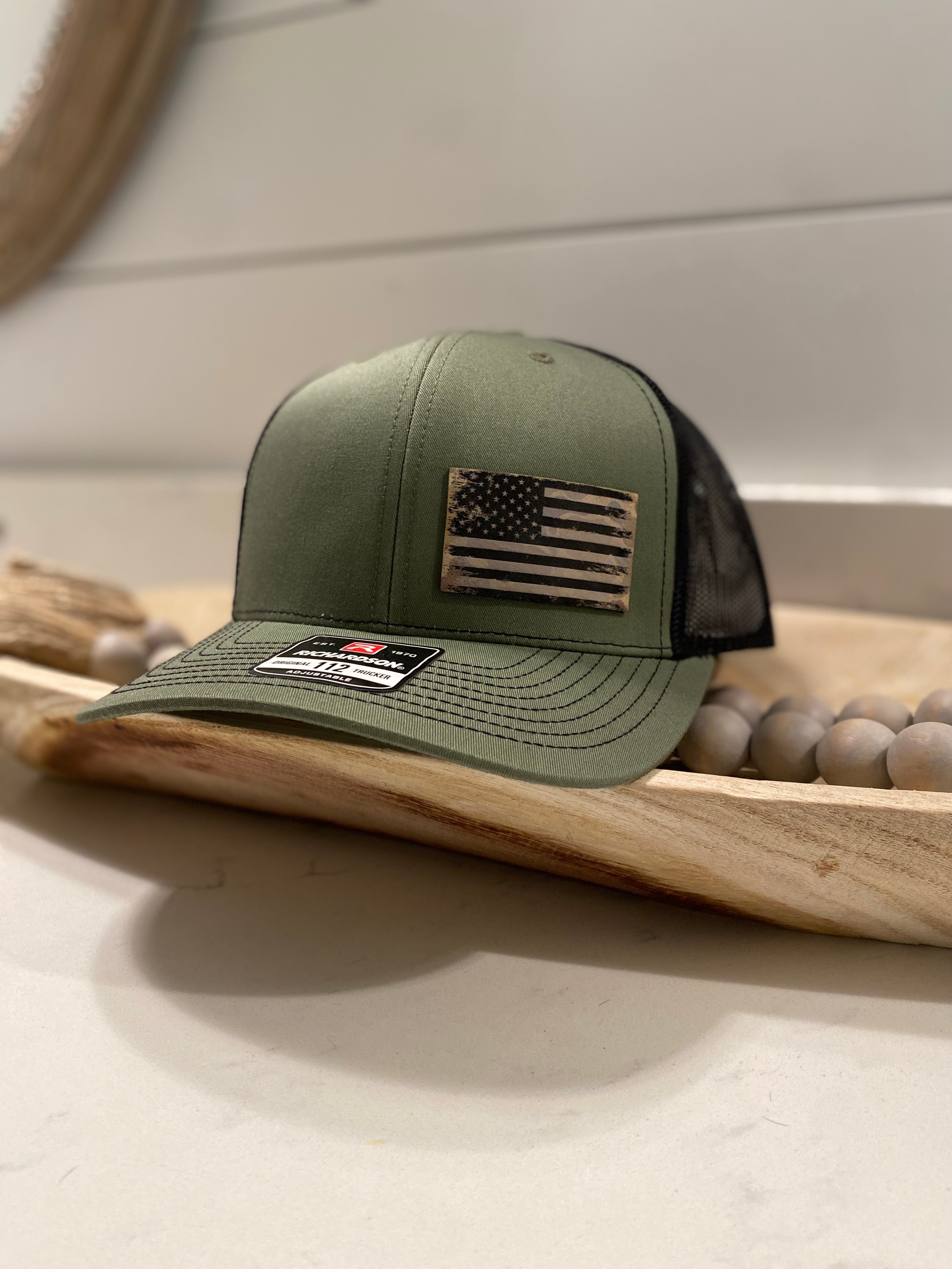 Distressed American Flag Hat