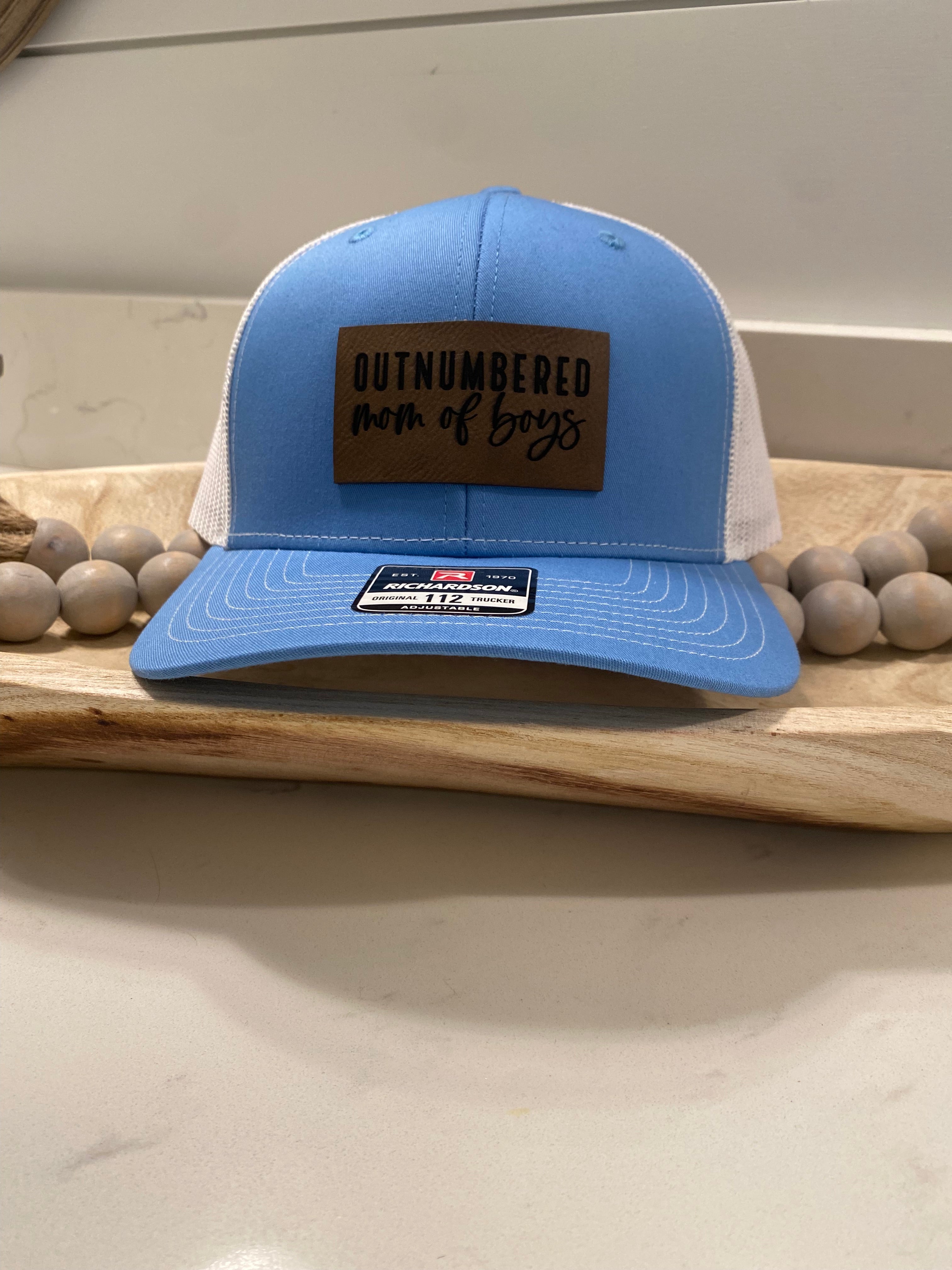 Outnumbered Mom of Boys Hat