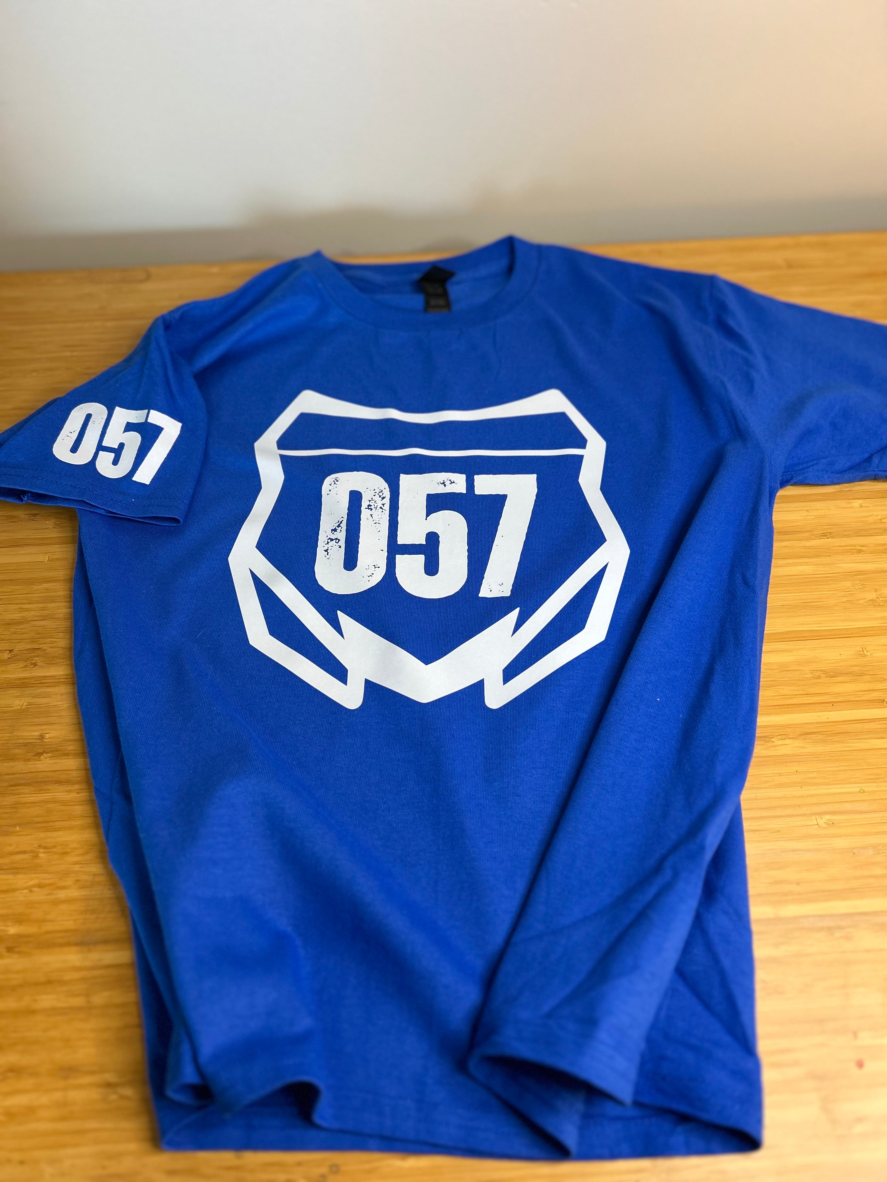 Custom Motocross Distressed Nameplate with Number on Sleeve Tee