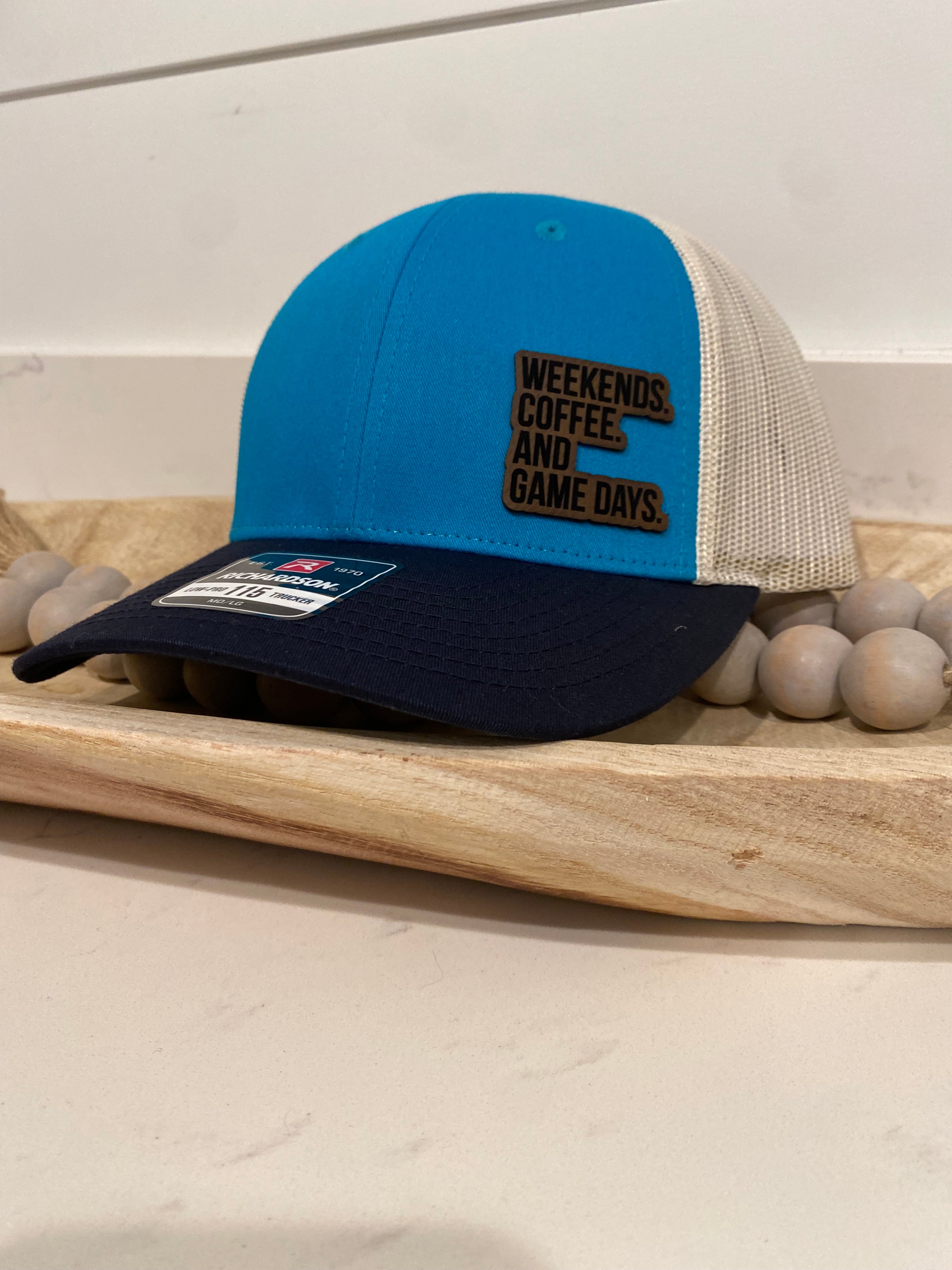 Weekends, Coffee and Game Days Hat