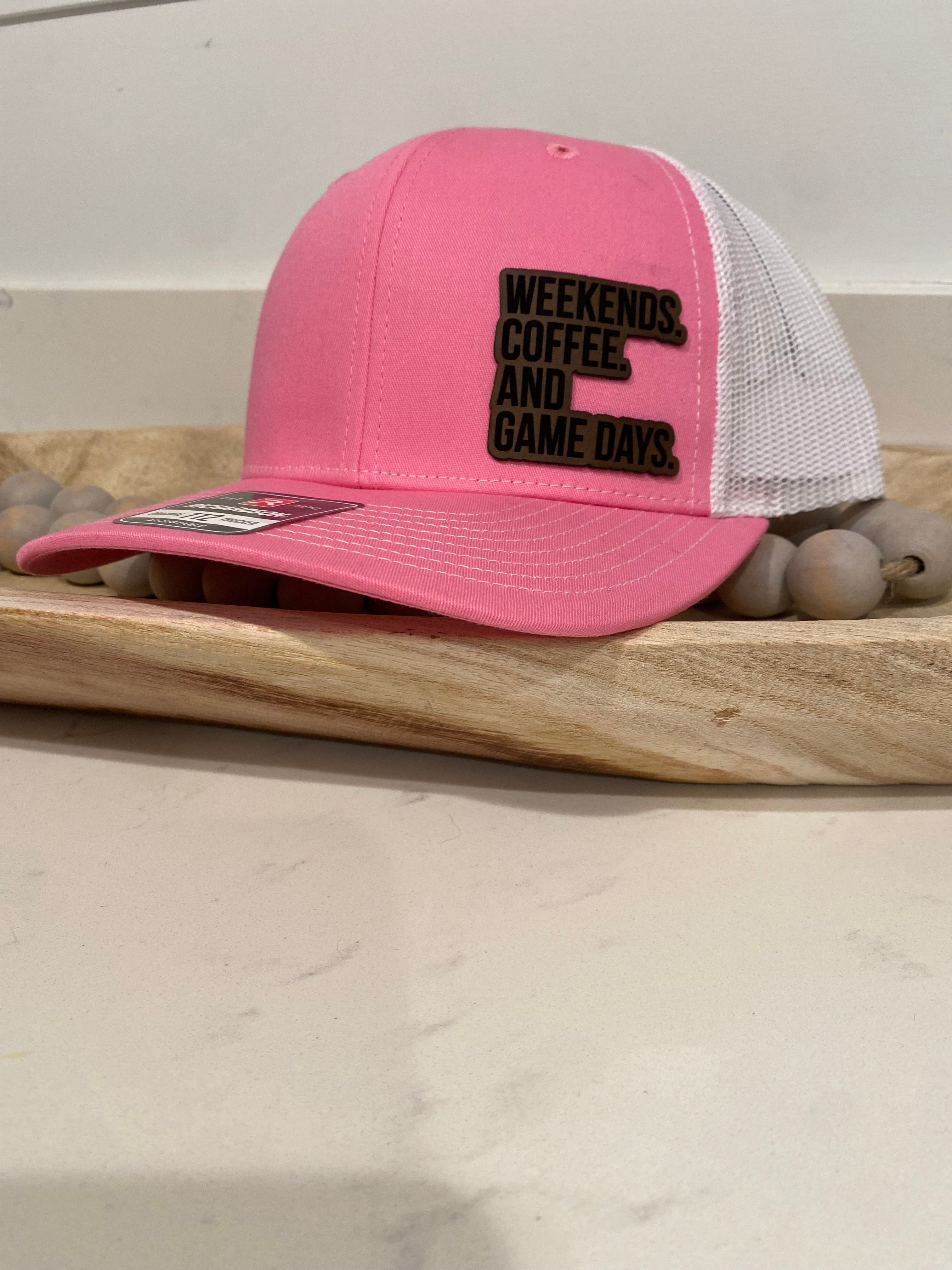 Weekends, Coffee and Game Days Hat