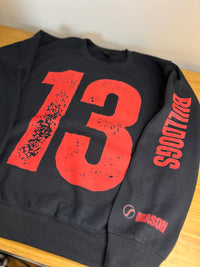 Custom Belle and Co Distressed Crewneck