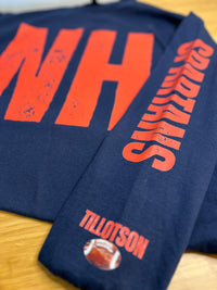 Custom Belle and Co Distressed Crewneck