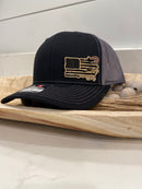 Hunting, Fishing American Flag Hat