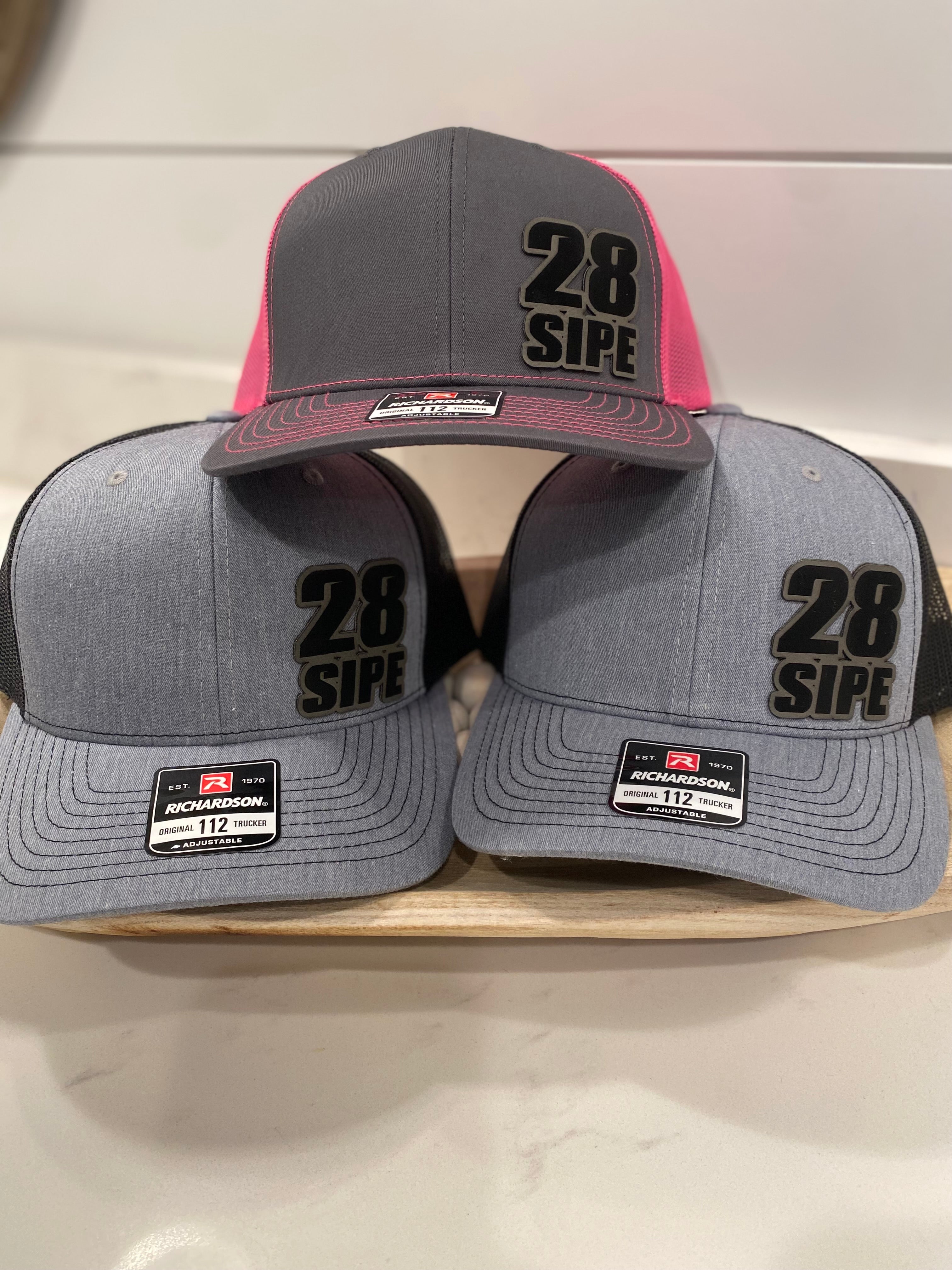 Custom Motocross Race Number and Name Team Order (PRICES ARE PER 12 Hats)