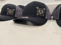 Custom Softball/Baseball Hat with Home Plate/Bats and Custom Number