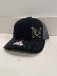 Custom Softball/Baseball Hat with Home Plate/Bats and Custom Number