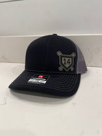 Custom Softball/Baseball Hat with Home Plate/Bats and Custom Number