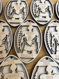 Custom Football Ornaments