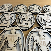 Custom Football Ornaments