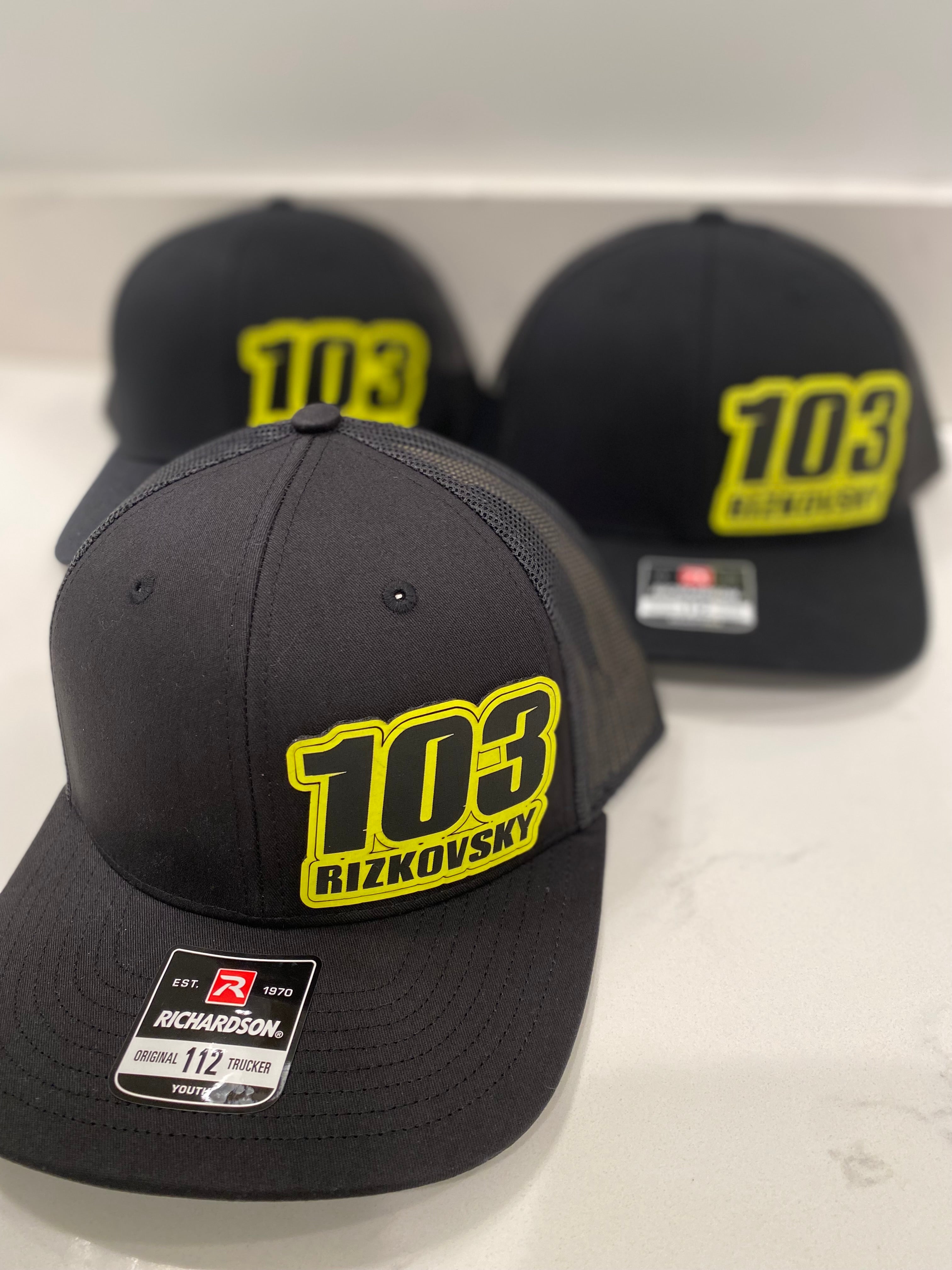 Custom Motocross Race Number and Name Team Order (PRICES ARE PER 12 Hats)