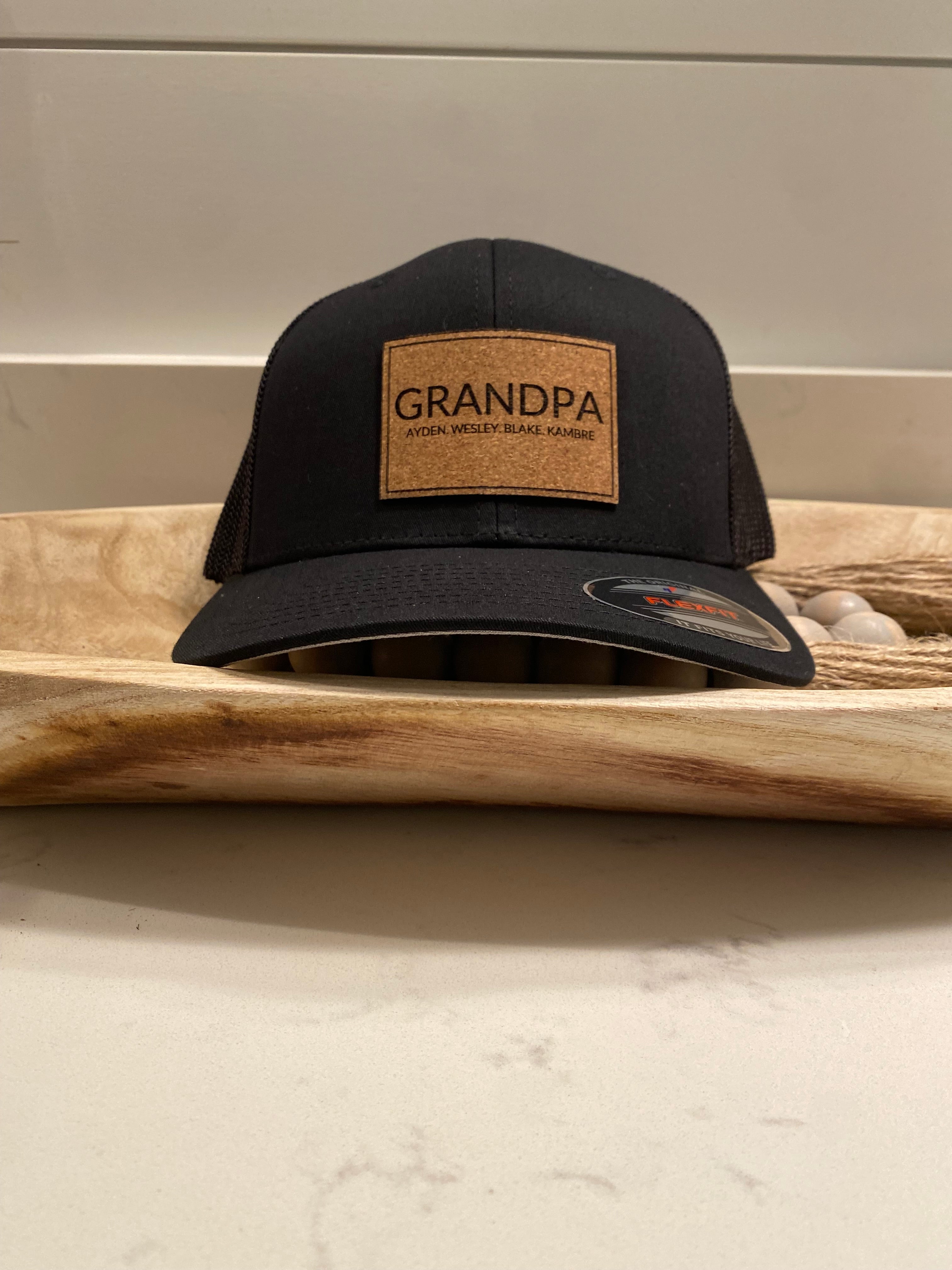 Dad/Grandpa  Hat with Kids Names