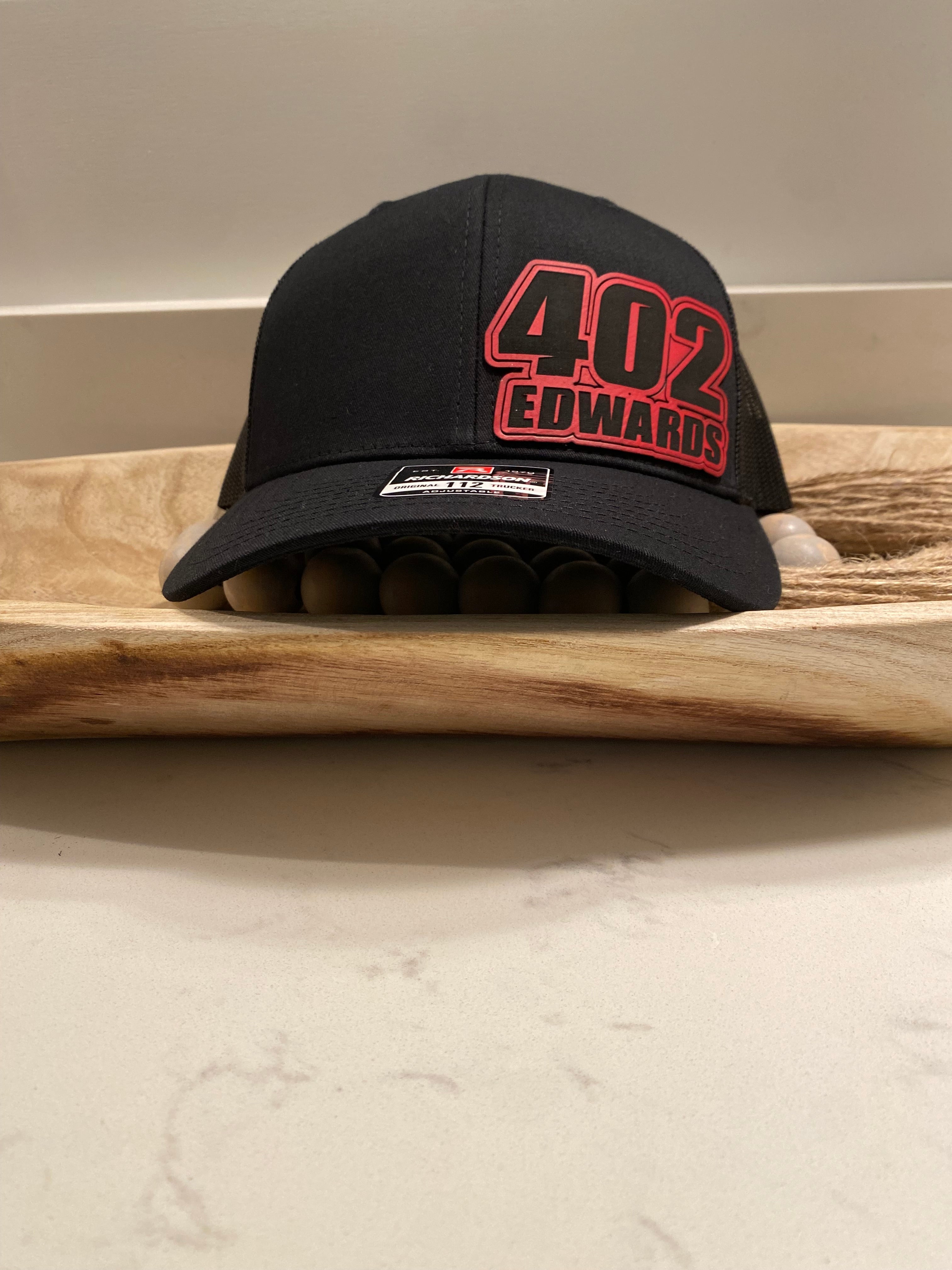 Custom Classic Motocross Race Number and Name Hat