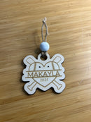 Custom Softball/Baseball Heart Ornament