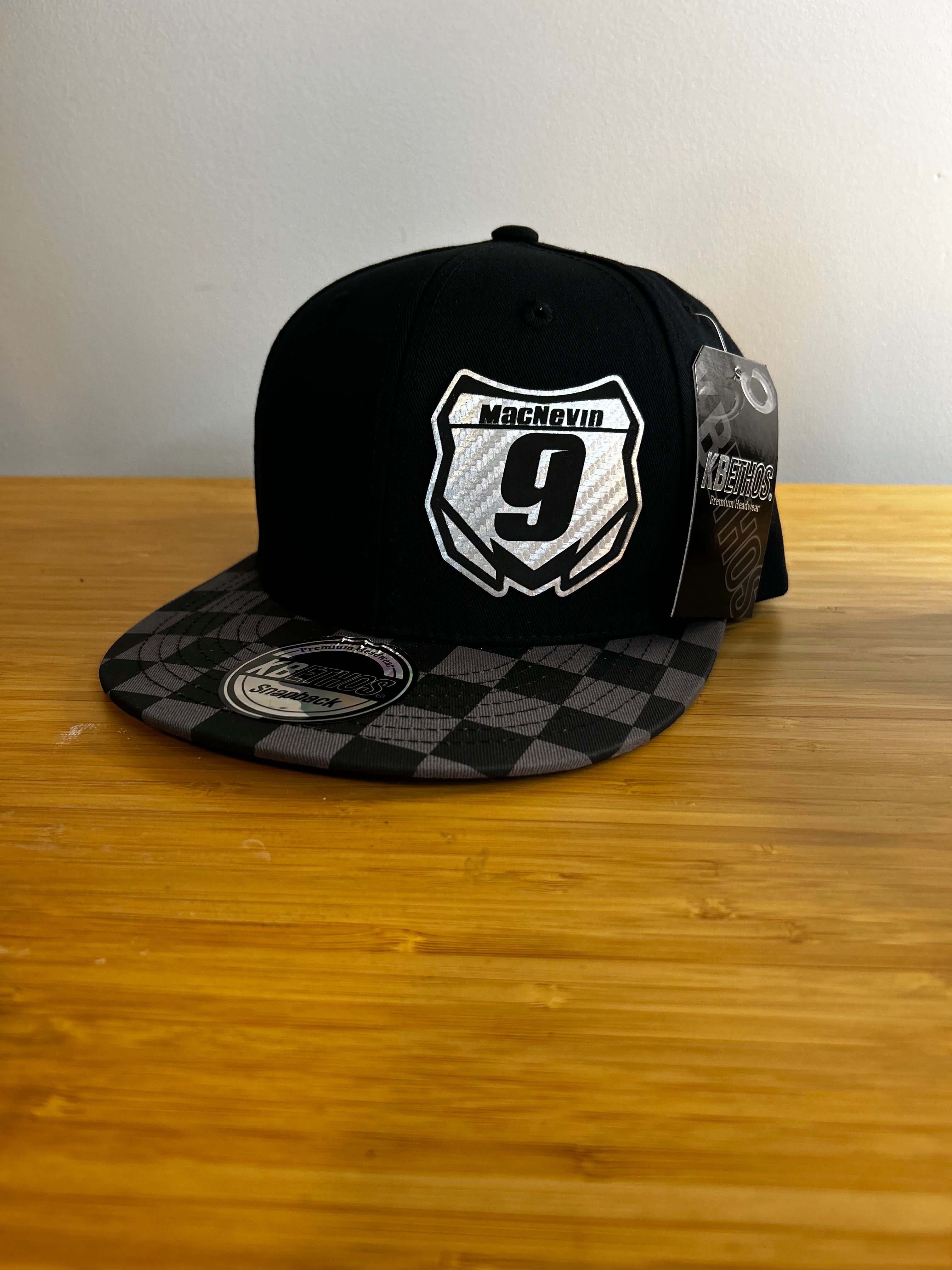 Custom Side Placed Carbon Fiber Nameplate Hat