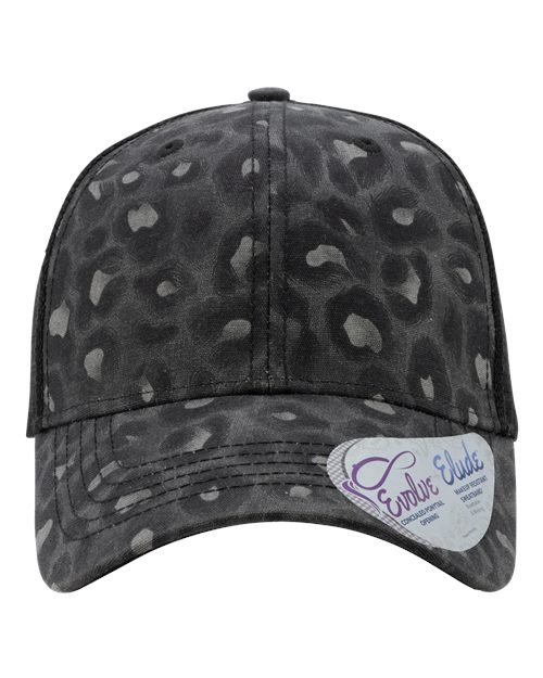 Custom Baseball/Softball Number with Name Below Hat