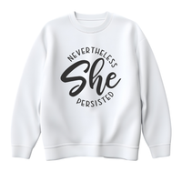 "She Is" Crewneck Collection 26 Designs Available