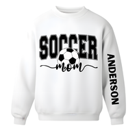 Sports Mama Crewneck w/Sleeve Personalization Various Sports Available
