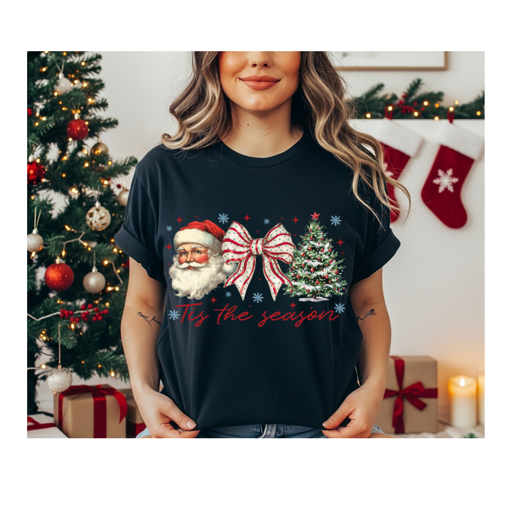 Holiday Favorite Black TShirt Collection 8 Designs Available