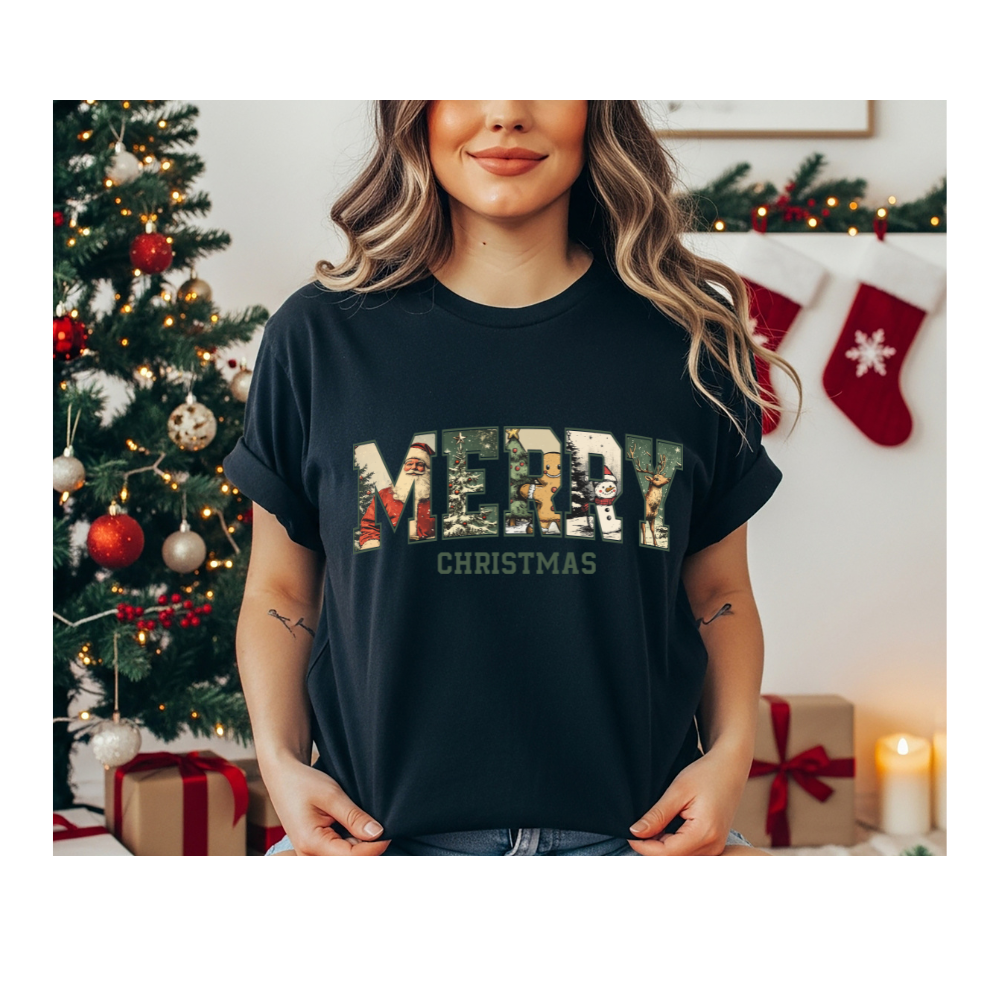 Holiday Favorite Black TShirt Collection 8 Designs Available