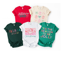 In My Christmas Era Christmas T-shirts 5 Designs Available