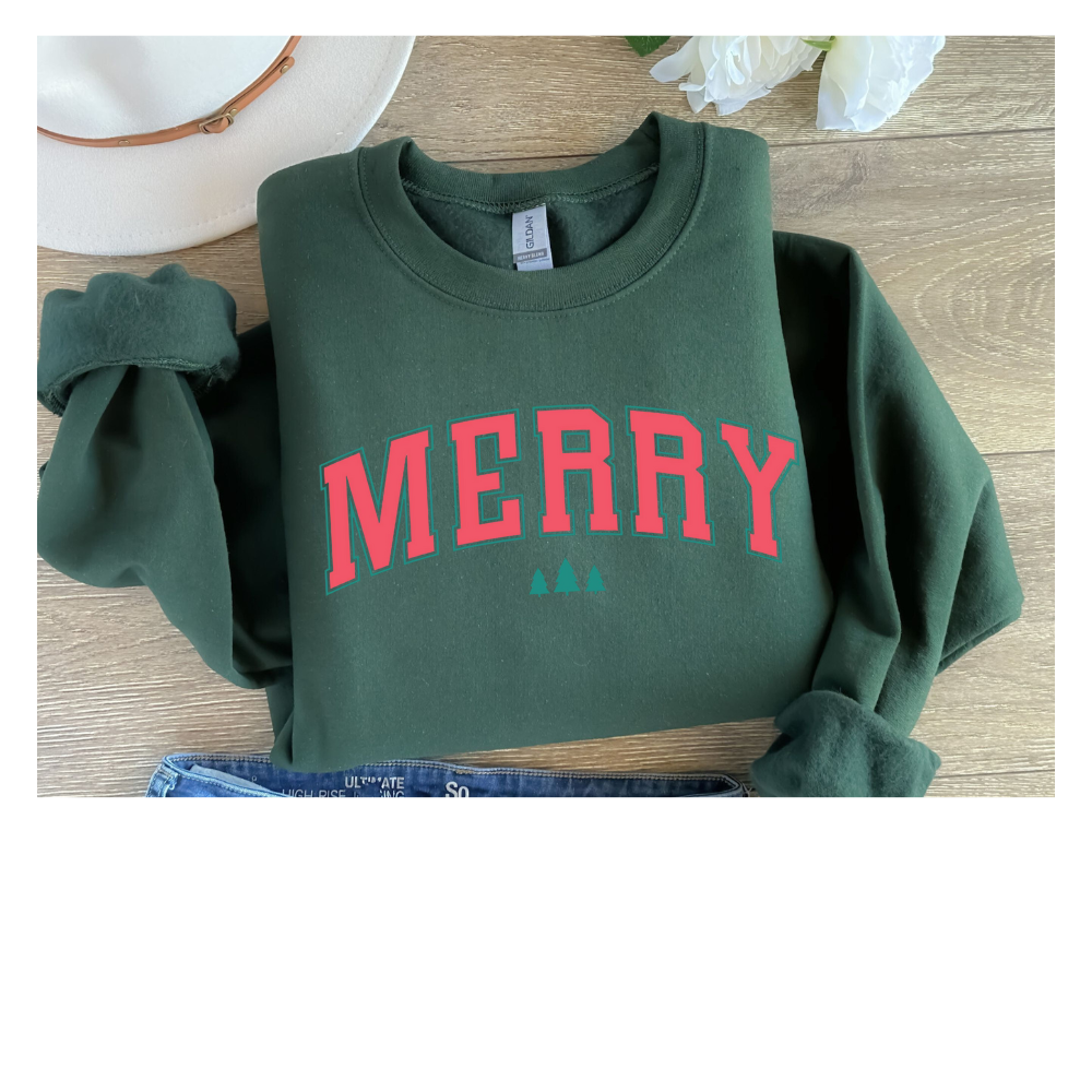 Gorgeous Green Holiday Crewneck 27 Designs Available