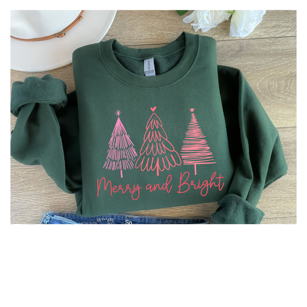 Gorgeous Green Holiday Crewneck 27 Designs Available