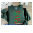 Gorgeous Green Holiday Crewneck 27 Designs Available