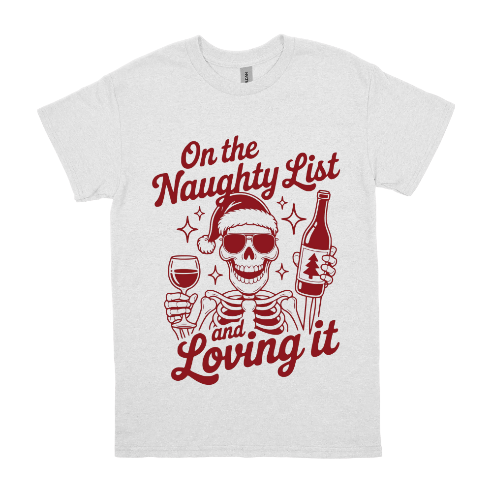 Men's Custom Holiday Humor Tee 9 Designs Available