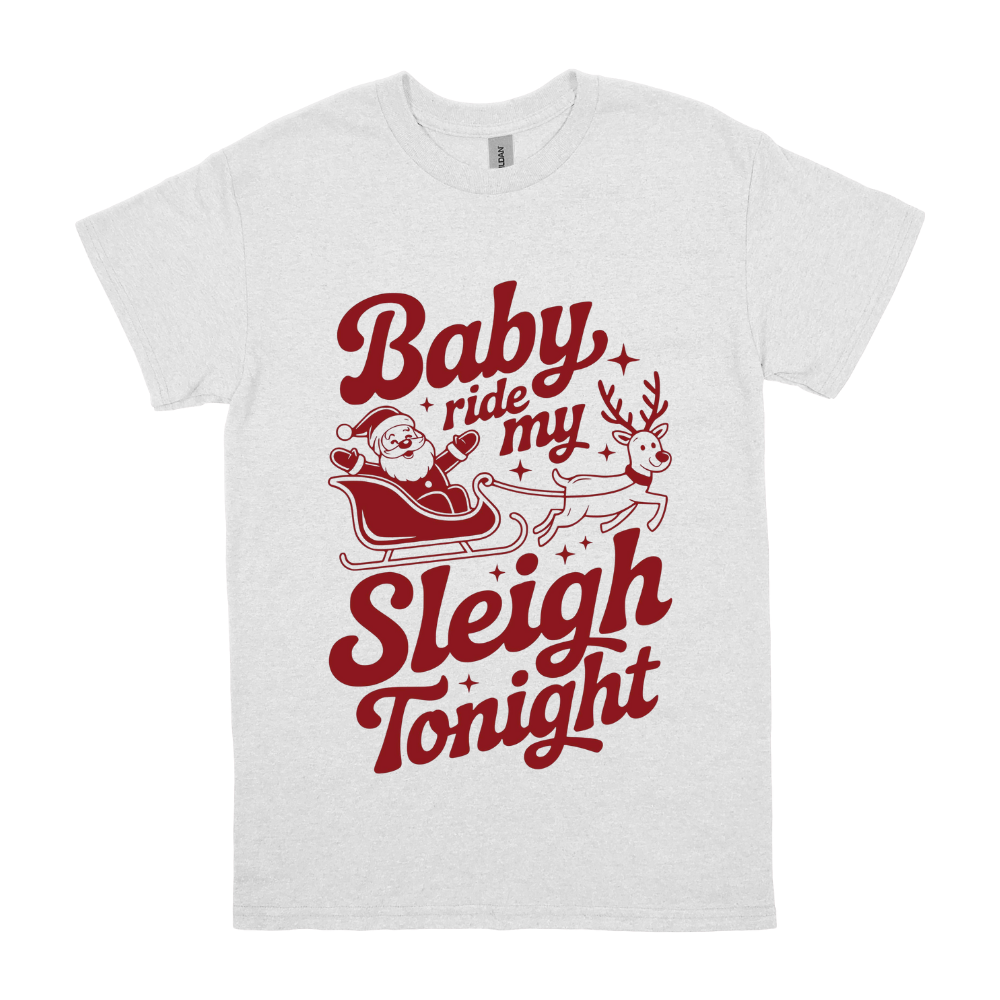 Men's Custom Holiday Humor Tee 9 Designs Available