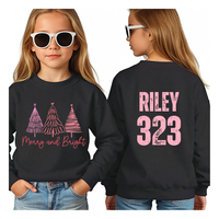 Merry and Bright Christmas Tree Custom MX Pullover Hoodie