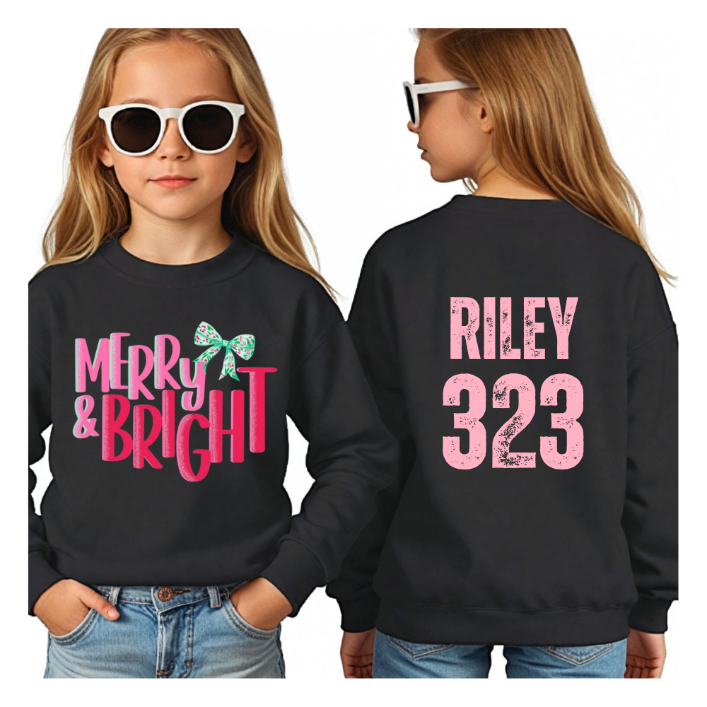 Merry and Bright Custom MX Pullover Hoodie