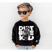 Custom Dirt Bike Kid Pullover Hoodie