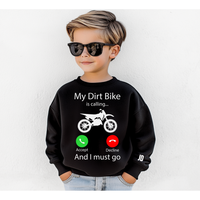 My Dirt Bike is Calling Pullover Hoodie